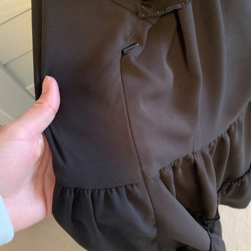 Black Ruffle Dress - Picture 2 of 2